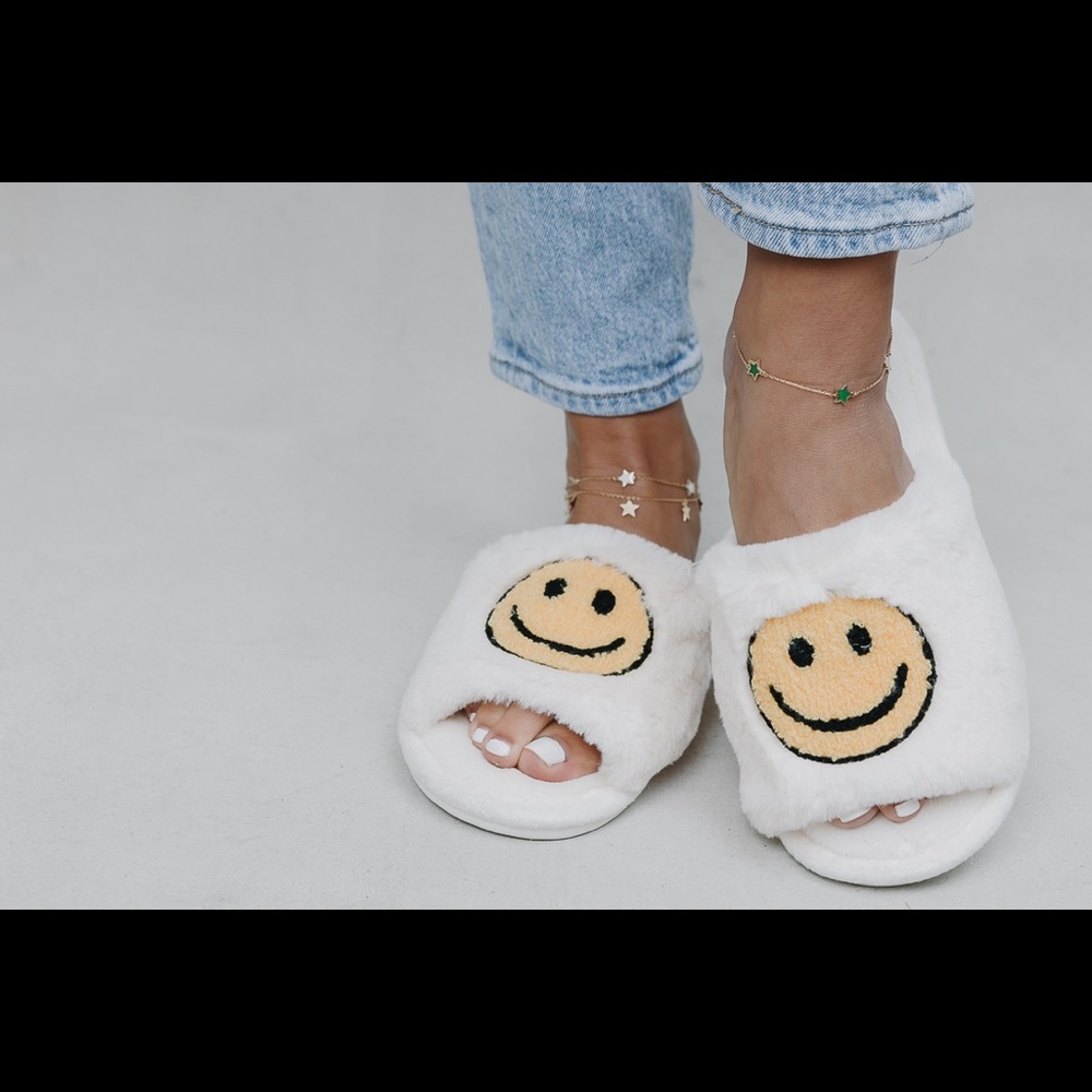 Smiley slippers